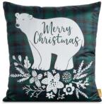 Eurofirany Cherry bársony karácsonyi párnahuzat Zöld 60x60 cm (HS431049)