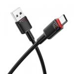 BOROFONE Cablu Date si Incarcare USB-A - USB-C Borofone BX110 Beneficio, 18W, 1m, Negru - evomag