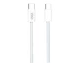 XO Cablu Date si Incarcare USB-C - USB-C XO Design NB-Q260B, 60W, 1.5m, Alb
