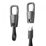 Tech-Protect Cablu Date si Incarcare USB-C - USB-C Tech-Protect Ultraboost DNA Keychain, 60W, 0.17m, Gri - evomag