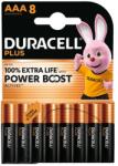 Duracell Plus mikro ceruza elem (AAA) 8db