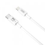 XO Cablu Date si Incarcare USB-C - Lightning XO Design NB-Q189B, 20W, 2m, Alb