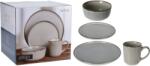 Mabadi Jersey kerámia étkészlet, 16 darabos, szürke