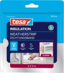 Tesa szigetelő ajtó-, ablaktömítő gumi S E profil 6mx9mmx3, 5mm fehér