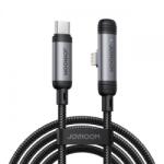 JOYROOM Cablu Date si Incarcare USB-C - Lightning Joyroom S-A56 EnjoyX Angled, 30W, 1.2m, Negru - evomag