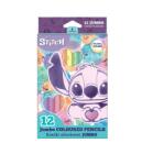 Patio Színes ceruza COOLPACK Lilo és Stitch jumbo háromszögletű 12 darabos pasztell dobozos (92030PTR)