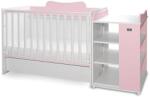 Lorelli Patut Lorelli Modular Multifunctional 5 Confirgurari Diferite 190 X 72Cm Multi White Orchid Pink (1015057 0038A)