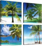 DEGRETS Vászonkép szett DEGRETS 78601, 50 x 50 cm, 4 részes (4x25x25 cm) (78601)