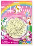 4M 12 db dekoratív matrica készlet, 4M, UNICORNS modell, foszforeszkáló, fehér (REG5417)