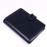 Realsystem Gyűrűs kalendárium műbőr M méret 135x195 mm Realsystem kék (2160-04) - web24