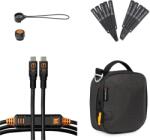 Tether Tools Optima 10G Kit USB-C apa - USB-C apa Adatkábel hordtáskásval 4, 6m - Fekete (BTKC15G2-BLK)