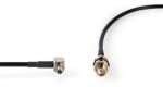 Nedis sma kábel, sma aljzat - ts9, 50 ohm, 0.20m, csgb02125bk02 CSGB02125BK02 (CSGB02125BK02)