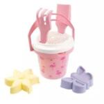 Mochtoys Homokozókészlet, 6 részes - Pasztell rózsaszín (5608)