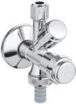 GROHE 41073000 - Kombi-ъглов вентил WAS 12 × 38 с полирано хромово покритие (GH0496)