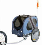 Velostar állatszállító utánfutó közepes, nagyobb kutyának