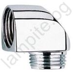 GROHE 45304000 - Ъглово коляно за душ dn 15 × dn 15, лъскав хром (gh0743)