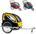 Velostar gyermek csomag és jogging utánfutó sárga