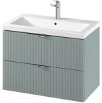 Cersanit TIRSO 80 cm alsószekrény COMO mosdóval, matt fiord S801-540 (S801-540)