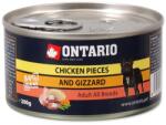 ONTARIO Conserve de bucăți de pui Ontario și zâmbete 200g (214-2002)
