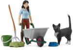 Schleich Set de joacă pentru curățare și îngrijire (OLP102642747) Figurina