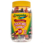 Crayola óriás zsírkréta műanyag üvegben, 28 db (50242)