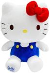 Hello Kitty Jucarie de plus, Hello Kitty in salopeta albastra, 30 cm (S00006116_001w)