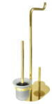 Deante WC papír tartó, Deante Silia 3 funkciós papírtartó állvány, arany ADI_Z732 - mozaikkeramia
