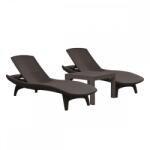 Keter Pacific duo kerti nyugágy set Rosario asztallal barna (661868_211104_2) - homelux