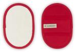 Le Creuset Mănușă pentru cuptor până la oală de gătit 17, 5 x 12 cm, set de 2 buc, CERISE, bumbac, Le Creuset (LECR95002600060000)