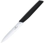 Victorinox Cuțit de bucătărie Victorinox Swiss Modern 10 cm zimțat cu vârf ascuțit - Black