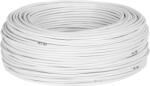 Elektrokabel Telefonkábel 4 eres YTDY 4 x 0, 5mm - kerek, 100m, fehér (KAB0551)