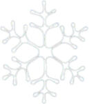 MagicHome Karácsonyi dekoráció, MagicHome, neon csillag, 53 x 56 cm, hidegfehér, 230 V, kültéri, 720 LED, 1, 5 m kábel