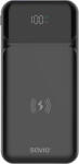 SAVIO BA-09 külső akkumulátor Lítium-polimer (LiPo) 37 mAh Vezeték nélkül tölthető Fekete (BA-09)