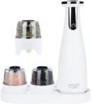 Adler AD 4449W fűszerőrlő Só és bors őrlő készlet Acél, Fehér (AD 4449w) - digitzone