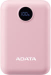 ADATA C100 Lítium-polimer (LiPo) 10000 mAh Rózsaszín (PC10022-12PK)