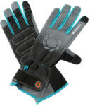 GARDENA 11540-20 védőkesztyű Kertészkesztyű Fekete, Kék, Szürke Pamut, Elasztán, Nejlon, Poliészter, Poliuretán (11540-20)