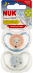 Nuk Space Night szilikon altatócumi, 18-36 hónapos korig, fiú - 2 db