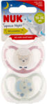 Nuk Space Night szilikon altatócumi, 18-36 hónapos korig, lány - 2 db