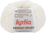 Katia Merino Sport 1 White Плетива прежда (525-1-KATIA)