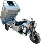 ECO Triciclu Electric Cargo TUK TUK cu Bena Basculabila, 2 Locuri, Baterie 20Ah (C611w)