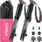 Beon Összecsukható Trekking Botok Rózsaszín Hegymászó Botok Hegyi Túrázáshoz Beon (5904107773964)