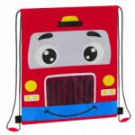 Starpak iskolai zsák, cipőknek, autó mintával (552320)