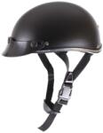 RSA Cască de motociclist cu ornament cromat RSA Chrome negru mat (RSABRNCHROMATT)