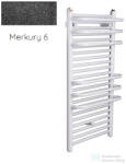 Radeco ARIA A4-500/2 1060x535 törölközőszárítós radiátor, MERKURY 6 (metál fekete) színben (Radeco_ARIA_A4_500_2_MERKURY6)