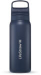 LifeStraw Go 2.0 Rozsdamentes Acél Vízszűrő Palack 24oz Égei-tenger LGV42SASWW (LGV42SASWW)