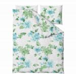 ZARATEX Pamut ágyneműhuzat 220x200 Amelia szürke zöld kék világos virágos