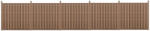 Wohnen WPC barna kerítéspanel 185x932 cm 5 db-os prémium WPC kerítés