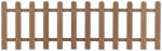Wohnen Kerti kerítés 200x60 cm WPC kerítéselem fa-műanyag kompozit, barna WPC kerítéselem