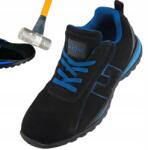 REIS Férfi Bőr Védőcipő munkavédelmi sportcipő acélbetétes orr-résszel méret 43 (Półbuty robocze męskie buty z podnoskiem SB)