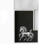 S.T. Dupont Ligne 2 -2026 Horse, fekete/palládium szivar öngyújtó - Limitált kiadás (C16088CL)
